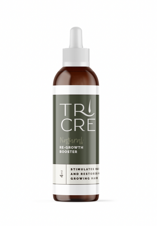 Regrowth Booster – Plant-Based Hair Growth Solution for Alopecia, Hair Loss & Thinning Edges